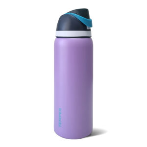 Temper FlipSip 1L Purple Blue Lid